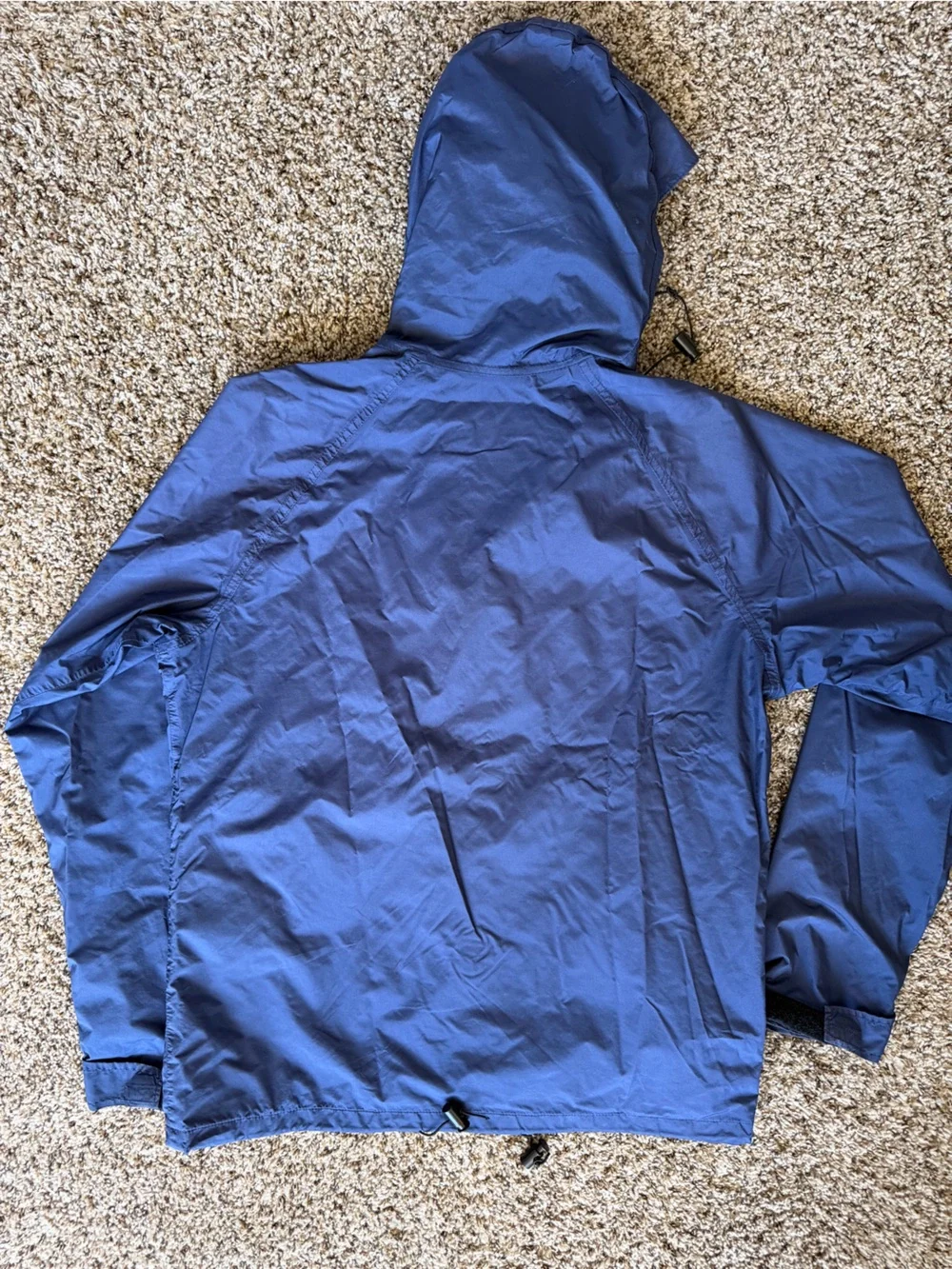 Vintage The North Face Gore-Tex Rain Jacket Mens Large Blue Hooded Made in USA